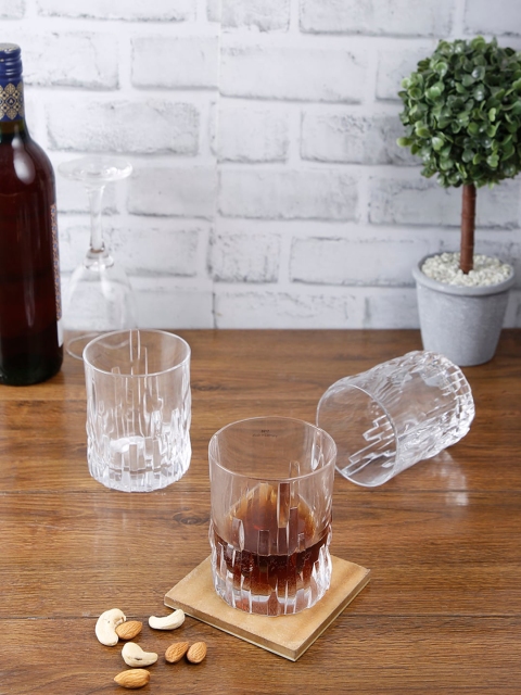 

Nachtmann Set Of 6 Transparent Textured Whisky Glasses