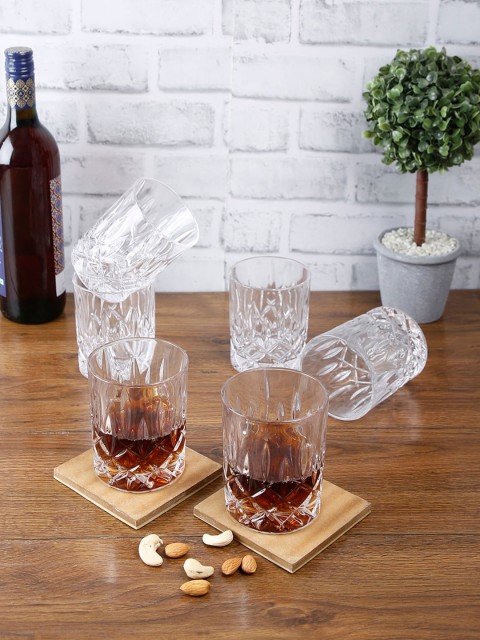 

Nachtmann Transparent Set Of 6 Textured Noblesse Whisky Glasses