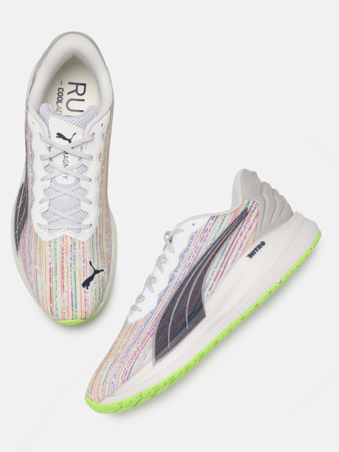 

Puma Men Multicoloured Magnify Nitro SP Running Shoes, Multi