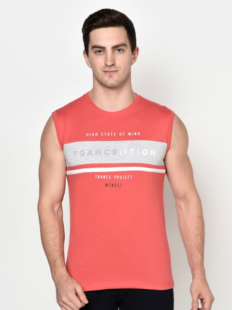 

Octave Men Coral Typography Printed T-shirt