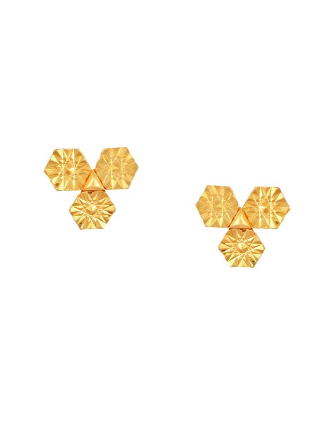 

Mia by Tanishq 14-Karat Gold Precious Plain Earrings