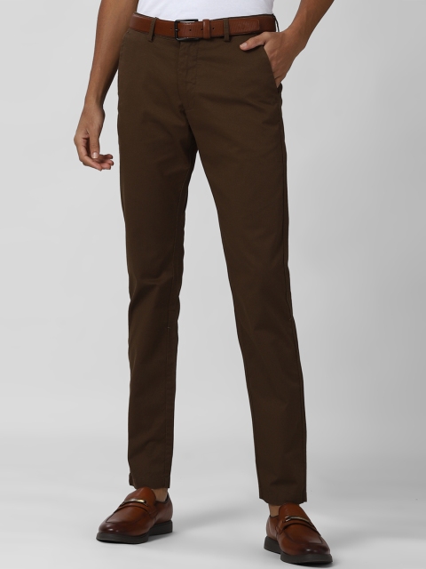 

Peter England Casuals Men Brown Slim Fit Trousers
