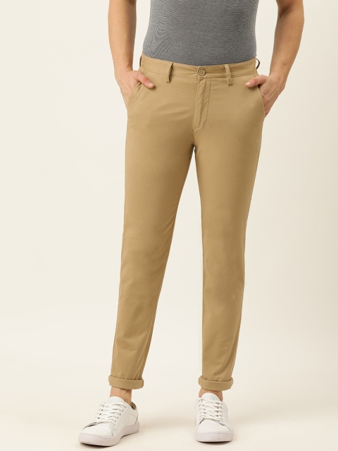 

Peter England Casuals Men Khaki Super Slim Fit Chinos Trousers