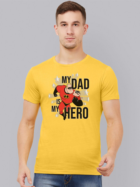 

Free Authority Men Yellow & Red The Incredibles Printed T-shirt