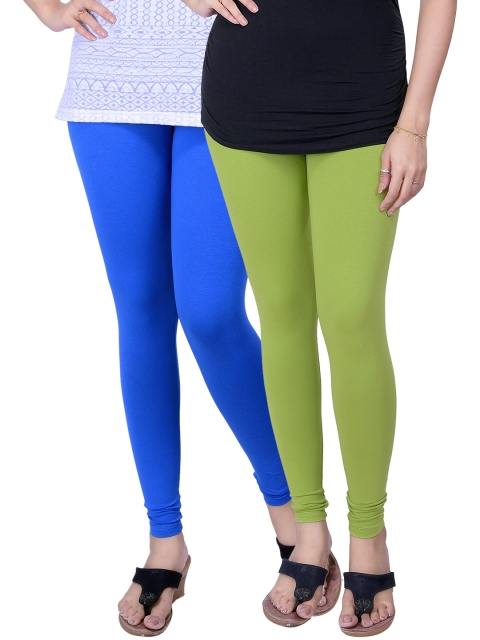 

LYRA Pack of 2 Ankle-Length Leggings, Green