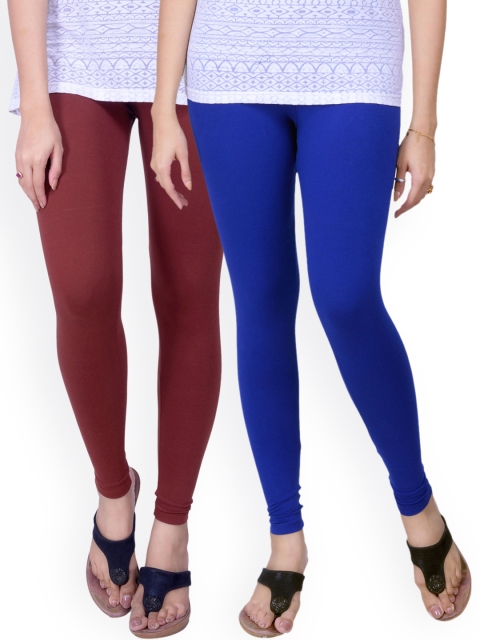 

LYRA Pack of 2 Ankle-Length Leggings, Blue