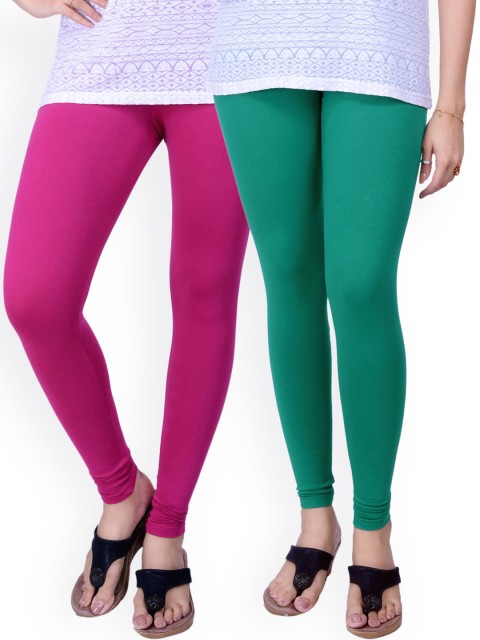

LYRA Pack of 2 Ankle-Length Leggings, Pink
