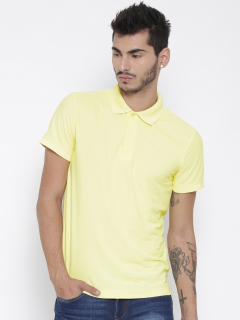 Aventura Outfitters Men Yellow Polo T-shirt available at myntra for Rs.179
