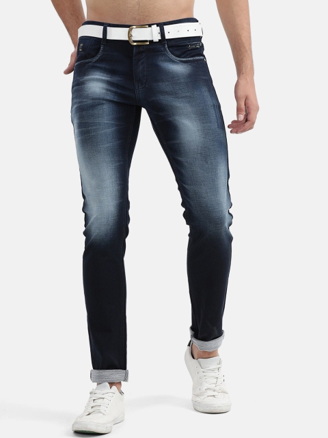 

V2 Value & Variety Men Blue Heavy Fade Regular Fit Jeans