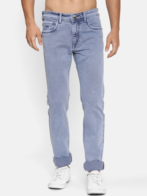 

V2 Value & Variety Men Blue Solid Heavy Faded Low Rise Jeans