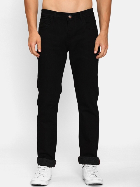 

V2 Value & Variety Men Black Regular Fit Solid Mid Rise Jeans