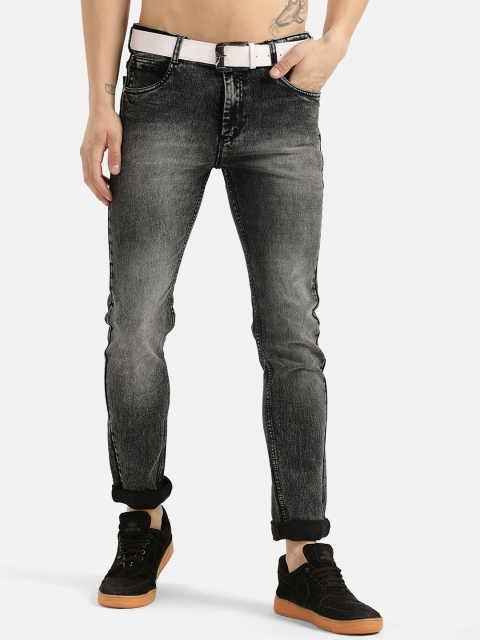 

V2 Value & Variety Men Grey Mid-Rise Heavy Fade Jeans