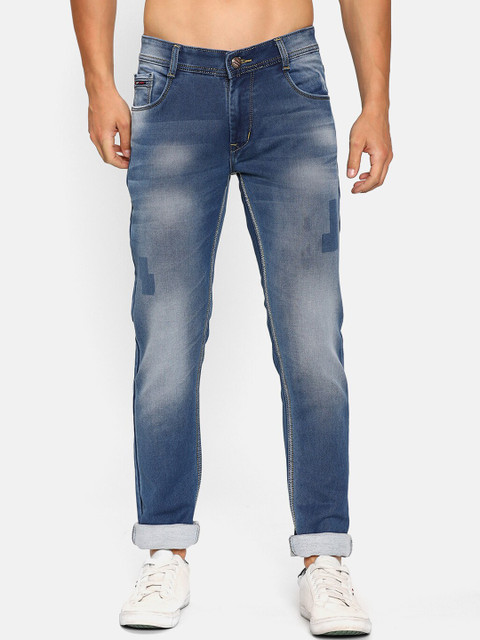

V2 Value & Variety Men Blue Heavy Fade Jeans