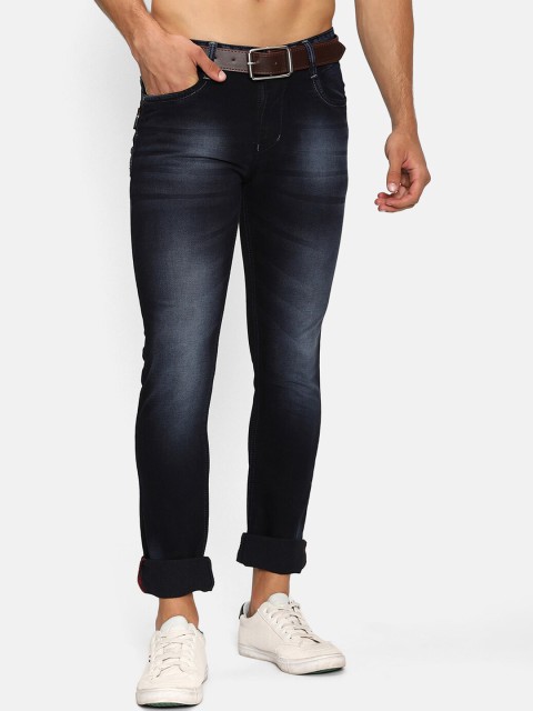

V2 Value & Variety Men Blue Heavy Fade Jeans