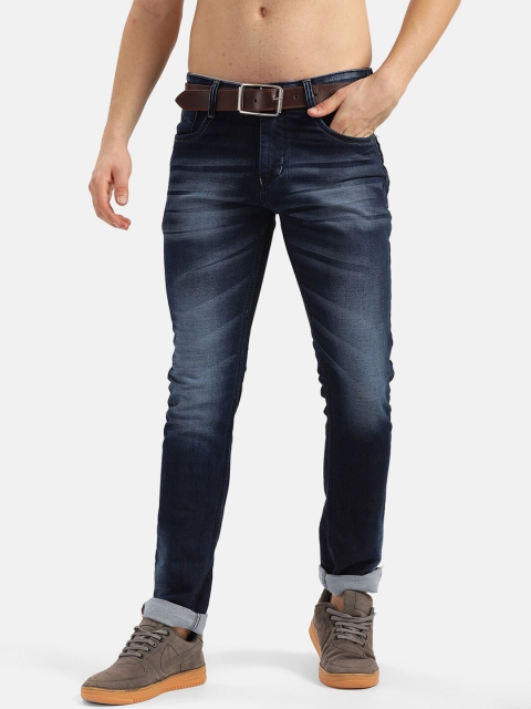 

V2 Value & Variety Men Blue Mid-Rise Heavy Fade Jeans