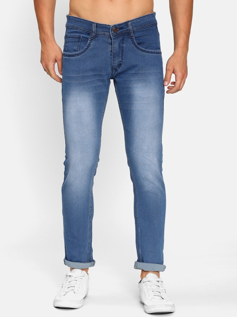 

V2 Value & Variety Men Blue Mid-Rise Heavy Fade Jeans