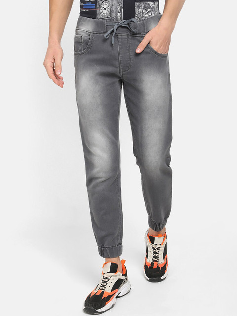 

V2 Value & Variety Men Grey Heavy Fade Jeans