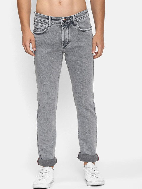 

V2 Value & Variety Men Grey Heavy Fade Jeans