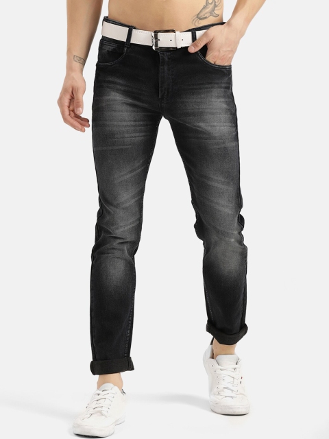 

V2 Value & Variety Men Black Mid-Rise Heavy Fade Jeans