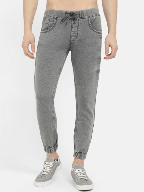

V2 Value & Variety Men Grey Cuffed Hem Jeans