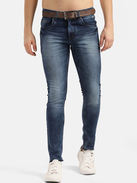 

V2 Value & Variety Men Blue Low Distress Light Fade Jeans