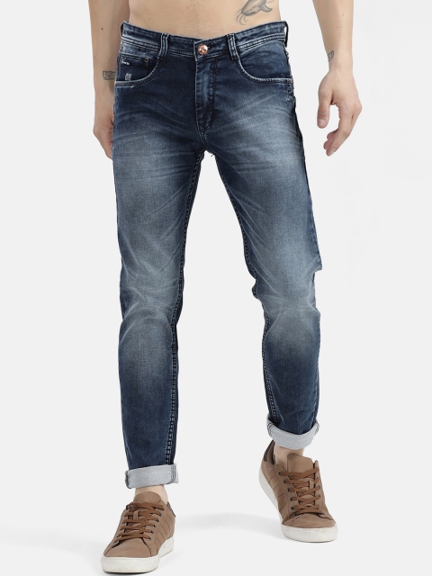 

V2 Value & Variety Men Blue Mid Rise Heavy Fade Jeans