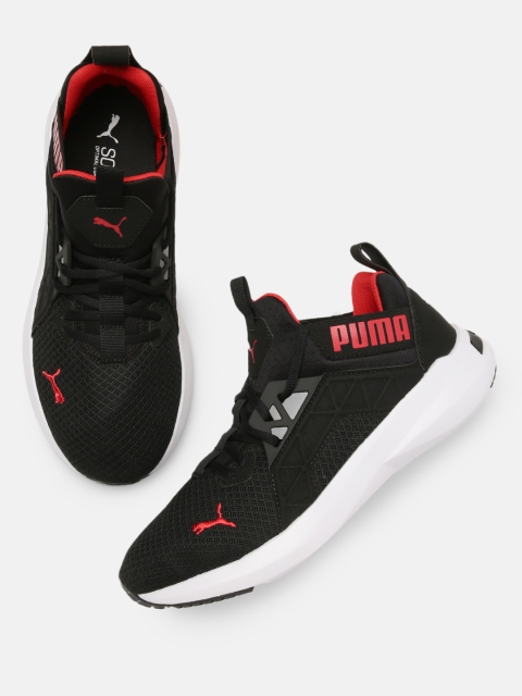 

Puma Men BlackTextile Softride Enzo NXT Running Shoes, Black