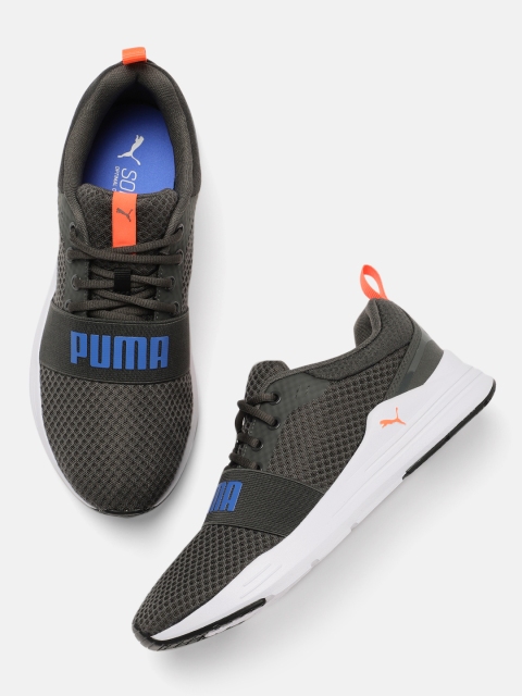 

Puma Unisex Grey Solid Wired Run Ripstop Trainers