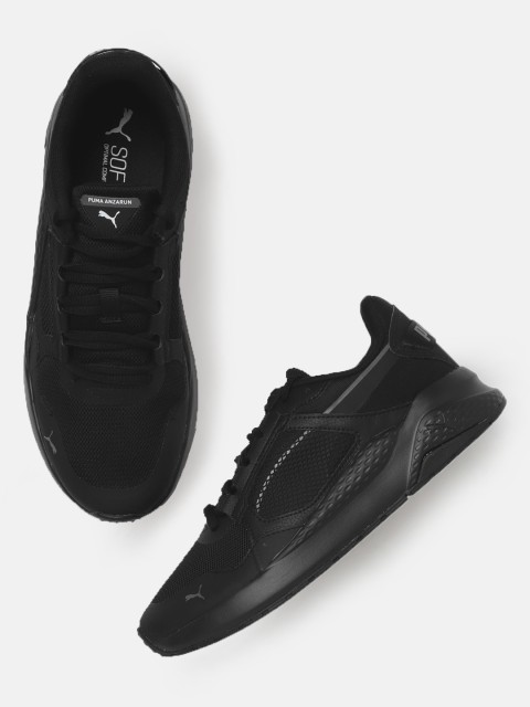 

Puma Unisex Black Anzarun Grid Sneakers