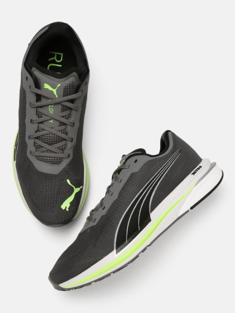 

Puma Men Grey & Black Velocity NITRO Running Shoes