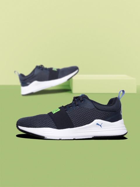

Puma Unisex Navy Blue Wired Ripstop Woven Design Running Shoes