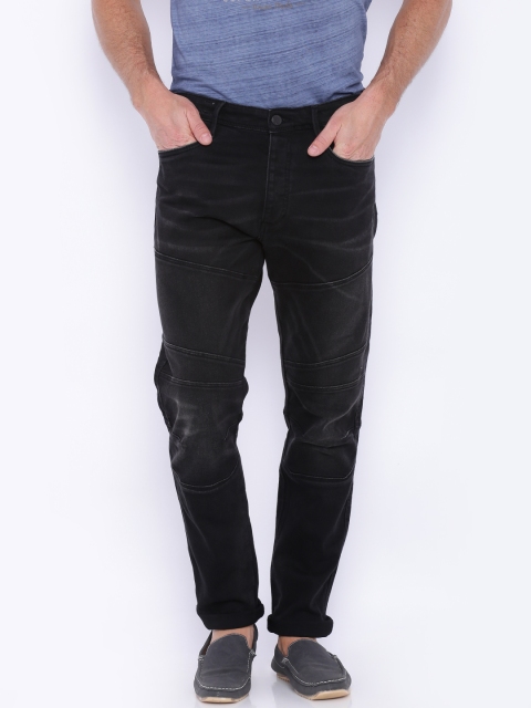 

Jack & Jones Men Black Anti Fit Stretchable Jeans