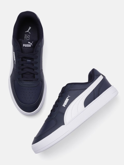 

Puma Unisex Navy Blue Caven Trainers