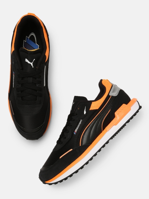 

PUMA Motorsport Unisex Black BMW MMS City Rider Colourblocked Sneakers