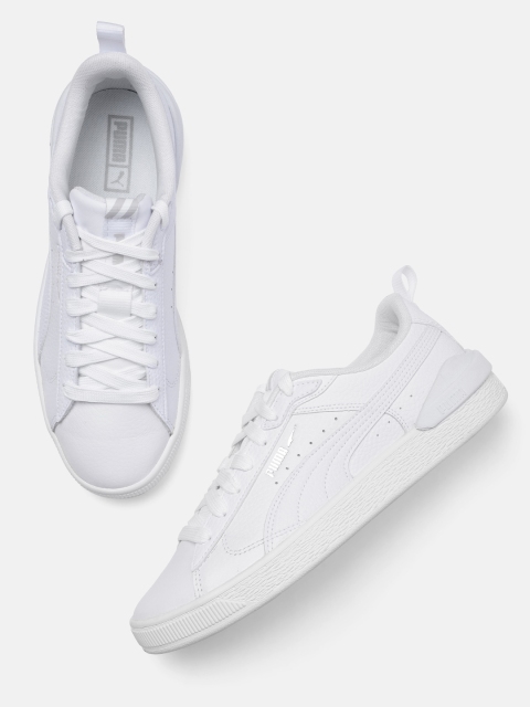 

Puma Unisex White Bloc B&W Trainers
