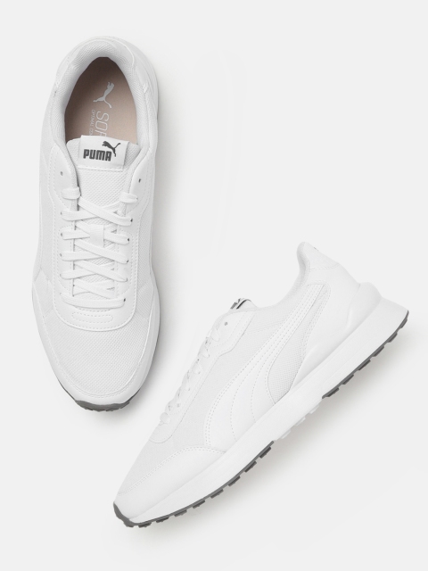 

Puma Unisex White R78 FUTR Decon Sneakers