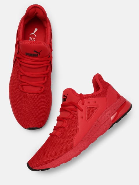 

Puma Unisex Red Electron Street Speckle Sneakers
