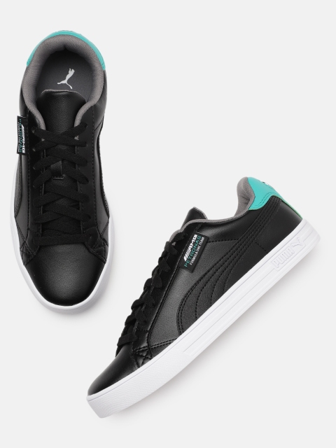 

PUMA Motorsport Unisex Black Mercedes F1 Smash Vulcanised V3 Sneakers