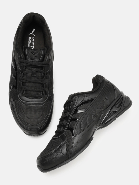 

Puma Unisex Black Respin Trainers