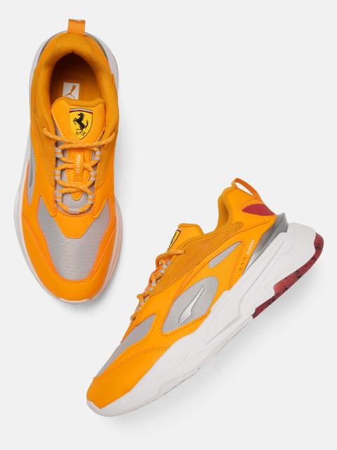 

PUMA Motorsport Unisex Yellow Ferrari RS-Fast Textured Sneakers