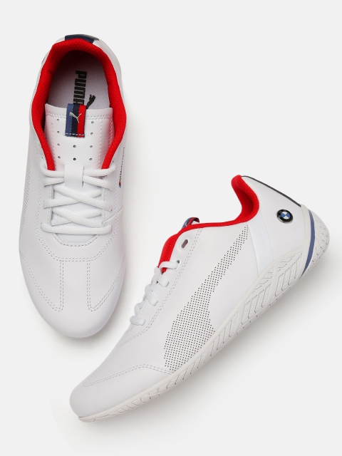 

PUMA Motorsport Unisex White BMW M Motorsport Ridge Cat Leather Sneakers