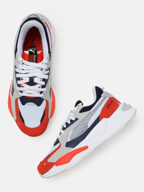 

Puma Unisex Red & White Colourblocked RS-Z College Sneakers