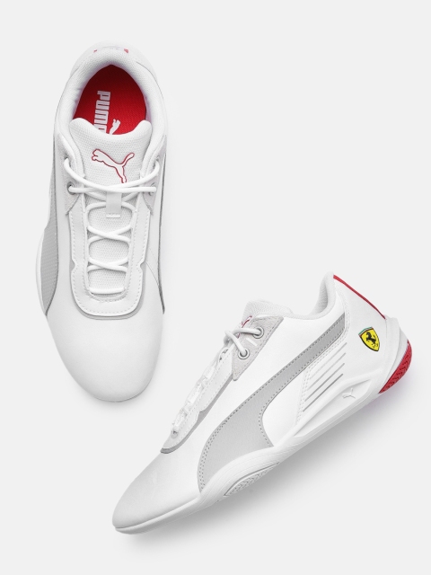 

PUMA Motorsport Unisex White Scuderia Ferrari R-Cat Machina Sneakers