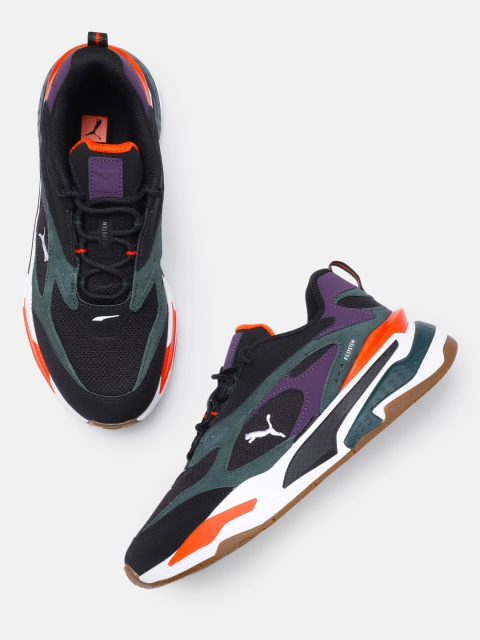 

Puma Unisex Black & Green RS-Fast Buck Trainers
