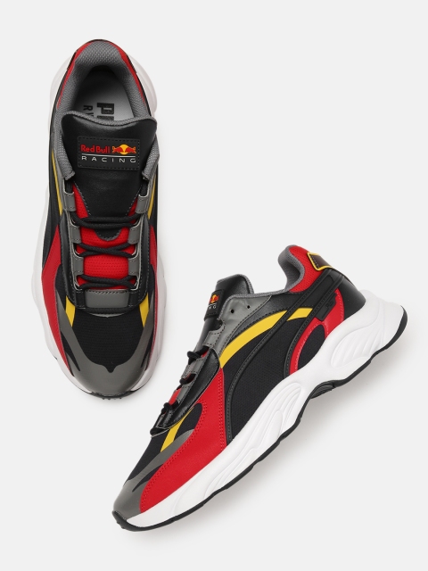 

PUMA Motorsport Unisex Grey Red Bull Racing RS-Connect Colourblocked Sneakers