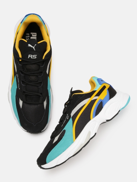 

Puma Unisex Black & Turquoise Blue RS-Connect Pop Colourblocked Trainers