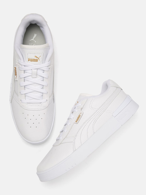 

Puma Unisex White Clasico Premium L Perforated Trainers