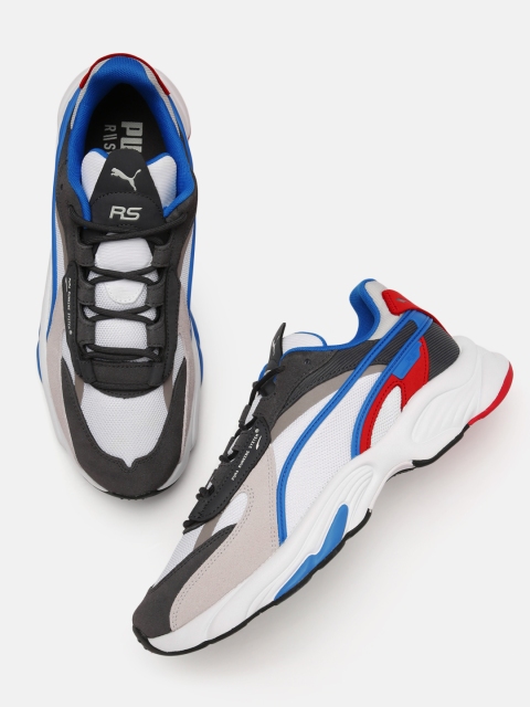 

Puma Unisex White & Black RS-Connect Pop Colourblocked Trainers