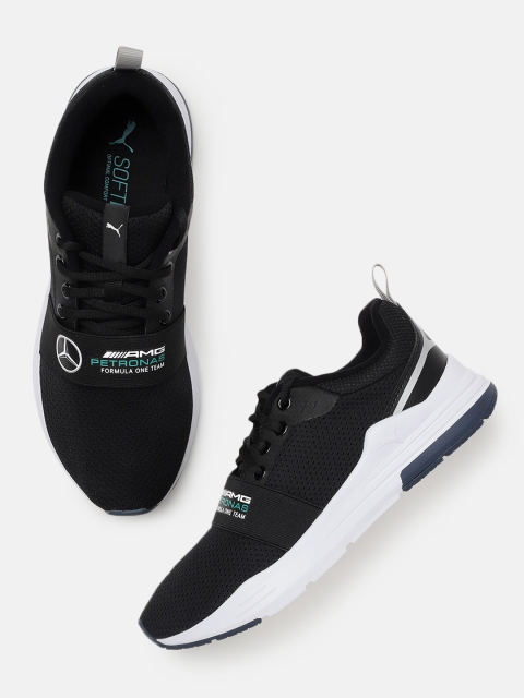 PUMA Motorsport Unisex Black Mercedes F1 Wired Run Sneakers