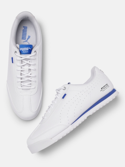 

PUMA Motorsport Unisex White Mercedes F1 Roma Via Perforations Sneakers